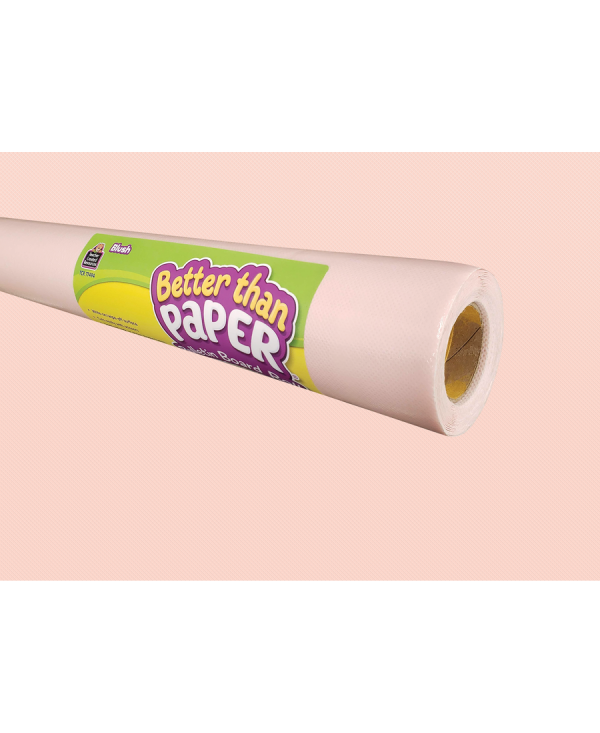 Blush Better Than Paper Bulletin Board Roll, 4' x 12' Roll