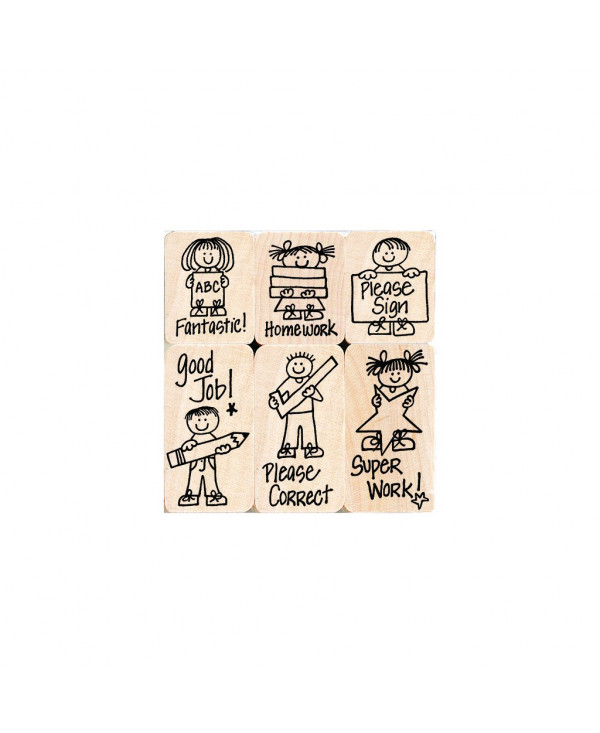 Hero Kids For Teaching Stamps (Set of 6)
